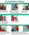 Installation steps for Heavy Duty Waterproof Membrane Roll For Indoor Outdoor Projects Built To Last flexible DIY water barrier.