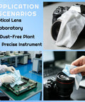 Heavy Hitter 100 Pack Cleanroom Cloth Wipes 9x9 Inch Microfiber Lint Free Disposable Laser Sealed Edge For Lab Semiconductor Prep And Precision Cleanup Rock Solid Grip used for cleaning camera lenses and circuit boards.