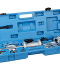 9 Way Slide Hammer Puller Set With Internal And External Jaws For Bearings Gears And Seals in blue storage case