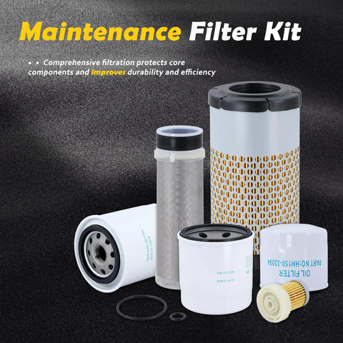 All In One Filter Kit For RTV X Series Utility Vehicles Replacement For Oil Fuel Air Hydraulic And Hydrostatic Filters Includes HH150-32094