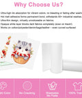 Heat Transfer Film Roll 13 Inch By 328 Feet For A3 DTF Printer Premium PET Film Direct To Film Printing Cold Peel For T Shirts