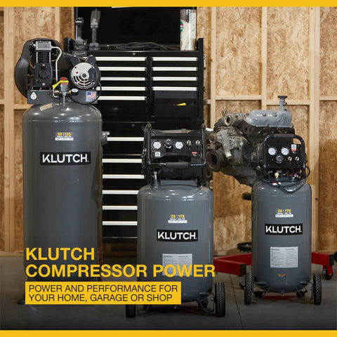 Portable 20 Gallon Air Compressor 2 Hp 120V 175 Psi 4.2 Scfm At 90 Psi With Thermal Overload Protection Tough Workhorse For Real Deal Home Garages.