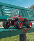 Quake GROM 4x4 RC Monster Truck One Sixteenth Scale Ready To Roll With Battery And Charger Included Brushed Power Red High Traction