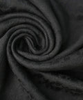 Close-up of Desert Tactical Shemagh Scarf For Everyday Outdoor Gear, 100 Percent Cotton Keffiyeh Wrap, Lightweight Breathable Black