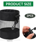 2 Pack Go-To Golf Ball Storage Bags With Nylon Mesh Pouches Drawstring Golf Bag Organizer Washable Fast-Drying Pro-Grade