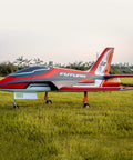 Rc Plane For Adults Gnarly EDF Jet With 80mm Ducted Fan 12 Blade 6 Channel PNP Ready To Fly on grass field