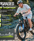 Hella Powerful 8000W Dual Motor Electric Bike For Adults Slay Every Trail With 41 Mph Top Speed showcasing upgraded dual suspension.