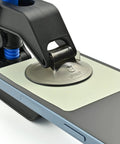 Pro Grade Anti Clamp Opening Tool For Phones And Tablets With Dual Suction Cups And Adjustable Opening Force For Safe Adhesive Removal And Gentle Glass Screen Separation No Fuss used on smartphone.