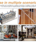 Collage showing various uses for Heavy Duty Bearing Steel Dowel Pins Set, including industrial fixtures and construction setups.