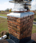 Heavy Duty Siloxane Chimney Brick Sealer Keeps The Wet Out For Good With A Clear Breathable Waterproof Coating on chimney.