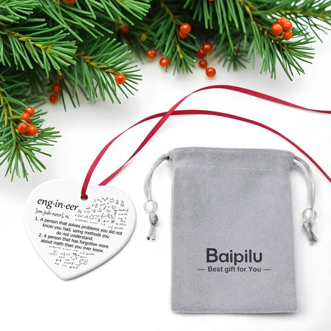 Dope Engineer Gift For Women And Men A Double Sided Ceramic Ornament For Christmas Or Graduation Celebrations