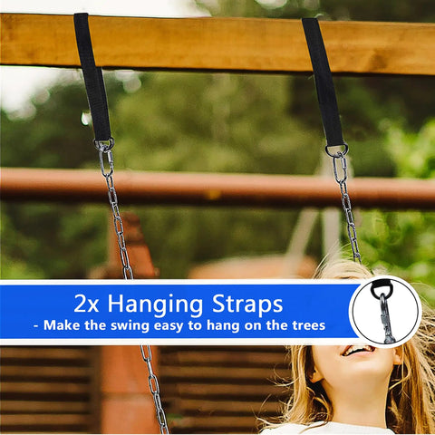 Beefy 66 Inch Heavy Duty Coated Iron Chain Sensory Swing Seat For Kids And Adults Therapy Swing Outdoor Playgrounds EVA