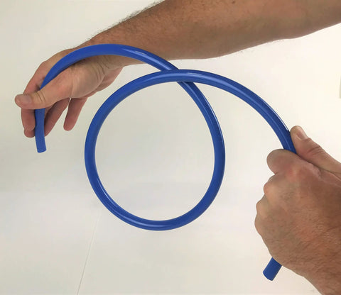 All-In-One 1/2-Inch OD And 3/8-Inch ID Nylon Air Tubing 100-Foot Push To Connect Piping Kit With Tube Cutter, Outlet Blocks, Manifold, Ball Valves, And 1/4-Inch NP Fittings For DIY Pneumatic System