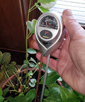 Moisture, Light And pH Soil Test Meter For Garden, Lawn And Indoor Pots, Measures Soil Moisture Level, Light Intensity And pH In Ground