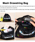 Mesh drawstring bag for storing items, holds 16 Color Paracord Kit With Instructions 10 Feet Each Type III Parachute Cord For DIY