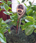 Moisture, Light And pH Soil Test Meter For Garden, Lawn And Indoor Pots, Measures Soil Moisture Level, Light Intensity And pH