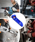 Heavy Duty Angle Grinder And Saw Cutter Featuring Field Ready Drill Bit Sharpening Tool With Brown Fused Alumina Wheel And Antislip Hex Shank For No Sweat Operation And Hard Core Trade Repairs in action, showcasing various drills.