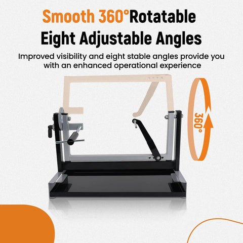 Motorcycle Engine Stand for Vertical Single Cylinder 2 Stroke or 4 Stroke Engines, DIY Ready, Eight Tilt Angles, Front View