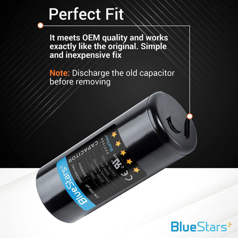 216-259 UF MFD 220-250V Round Start Capacitor Replacement For Your AC Motor Run And Fan Start Needs, Perfect Fit