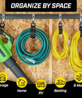 Beefed-Up 17-Inch Storage Straps Pack of 6 for Cords Hoses Ropes and Cables Extension Cord Organizer RV Boat Workshop