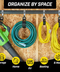 Heavy Duty Cable Organizer Straps 12 Pack For Hanging On Wall In Garage RV And Home Use Keeps Cords Tidy And Tangle Free