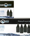 Water Pitcher Filter Replacement Cartridge 2 Pack For Screw In Systems, BPA Free, shown in retail packaging