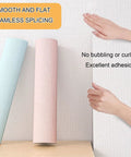 Effortless Peel And Stick Wallpaper With Thick Insulated XPE Foam Backing For Instant Room Glow Up And Waterproof Self Adhesive Wall Covering Featuring No Mess Install For Bedroom And Living Room, showcasing smooth splicing and hand application.