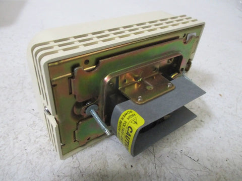 Back view of W43A-14C Humidistat Intermediate RM H Stat for HVAC with metal housing, showing mounting features.