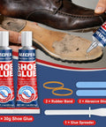 Clear Shoe Glue For Quick Fixes Heavy Duty Shoe Repair Adhesive That Bonds On Contact, Dries In 24 Hours, waterproof and flexible kit