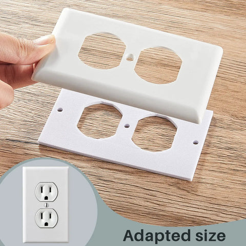 Universal Foam Outlet Insulation Pads And Draft Sealer Gaskets For Electrical Outlets And Light Switch Covers 30 Pcs White EVA Foam Cut To Fit 2.5 X 4 Inches DIY Friendly Lightweight Weatherproof Wall Seal