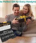 Couple on couch presenting Beast 19 Piece Bolt And Screw Extractor Set For Rusted Stripped Frozen Broken Screws Bolts Nuts DIY