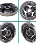 325 Pitch 7 Tooth Sprocket Clutch Drum Assembly With Needle Bearing Washer E Clip And Worm Gear Kit For MS261 MS270 MS271 MS280 Chainsaws in four angles