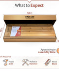 Cedar Wood Privacy Screen Panels For Outdoor Privacy Wall Two Panels 42 Inch High By 38 Inch Wide packaging with tools needed.