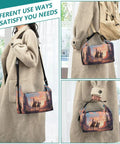 Cowboy Themed Insulated Lunch Bag With Huge Capacity And Grab And Go Design Keeps Food Fresh All Day Leakproof Reusable