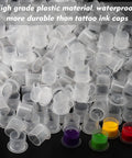 Tattoo Practice Skin Kit For Beginners And Pros With Transfer Paper Gel Ink Cups Grip Tapes Stencil Sheets ink cups
