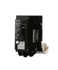 Top Shelf 20 Amp GFCI Circuit Breaker With Built In Self Test And Quick Plug In Mount for home projects and pools, black housing.