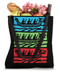 Dragon Boat Racing Paddler Tote Bag For Dragonboating Fans And Crew Members - black tote filled with groceries and flowers