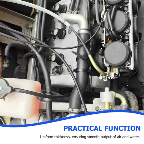 Get Your Car Running Smooth With This Slick 70 Piece Vacuum Line Kit Featuring Super Durable 5 Foot Silicone Hoses And 64 Secure Connectors In Multiple Sizes For Any Vehicle Piping System You Need To Fix Up Today, engine vacuum hose install