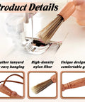Wooden Lint Brush For Sewing Machines And Sergers With Built In Hanging Strap Cleans Fabric Fibers From Small Corners Handy Pro Grade