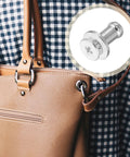Bag with 60 Pcs Set Of 4mm Chicago Screws Round Head Leather Rivets used for DIY leather crafting and repair.