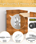Keep Kids And Pets Safe With This 10 Pack Of Furniture Anchors Heavy Duty Anti Tip Straps That Secure Heavy Furniture Up To 400 Lbs White Metal Earthquake Straps For Baby Proofing And Home Safety showing installation on a wooden dresser with wall bracket and steel wire for safety.