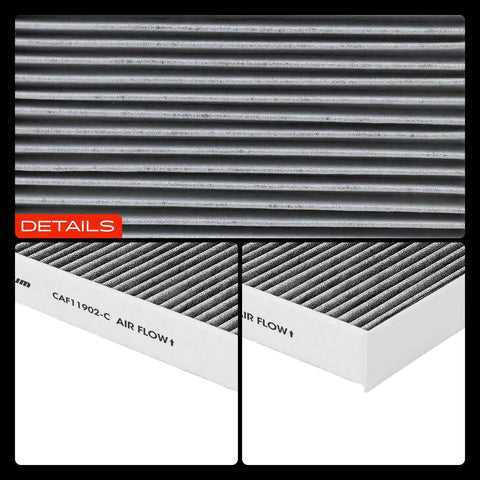 Close-up of Activated Carbon Cabin Air Filter For Audi Q7 2007-2015, Porsche Cayenne 2003-2018, And Volkswagen Touareg 2004-2017 Replace 7H0819631A