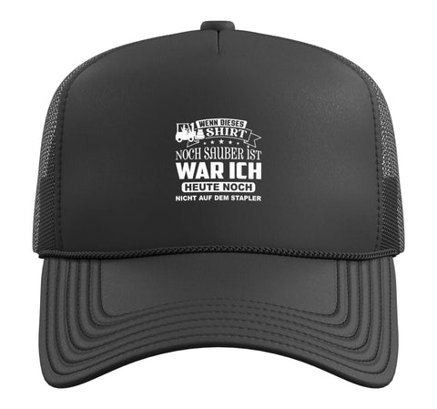 Forklift Driver Trucker Hat With Adjustable Mesh Back Black Five Panel Cap For Warehouse Pros Logistics Specialist Gift