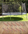 Heavy Duty Extension Springs 10 Pack Steel Coil Load Up To 50kg For Garage Doors Trailer Ramps Farm Gear Durable Carbon Steel Build in an outdoor setting.