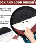 Pro Level 9 Inch 10 Hole Hook And Loop Sanding Discs Set With Free Foam Sponge for easy installation and removal