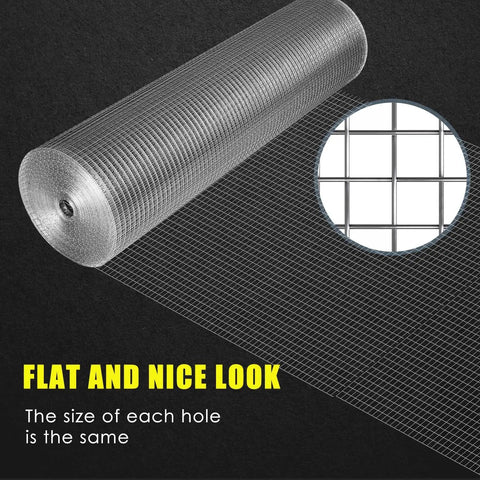 Heavy Duty Galvanized Hardware Cloth One Half Inch Mesh 36 By 100 Ft Roll 19 Gauge Hot Dip Galvanized After Welding Welded Wire Mesh