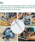 Rip Straight Cuts Like A Boss With This Badass 49-22-1001 Circular Saw Rip Fence Guide Kit fits 6391-21 & 6310-20.