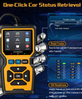 Image of All Vehicles After 1996 OBD2 Scanner Tool With Check Engine Code Reader And Reset Pro Grade OBDII EOBD Diagnostic Scan Tool display