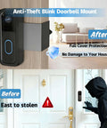 No Drill Anti Theft Doorbell Mount For Blink Cams With Non Blocking Motion Sensor Design Renter Friendly Installation