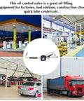 Kickass Heavy Duty Air Operated Oil Transfer Pump With Digital LCD Flow Meter shown in various shops and fueling stations.